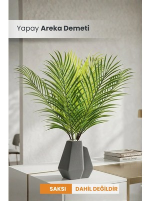 Orvila Yapay Areka Yaprağı Palmiye Demeti 9 Dal - 50 cm