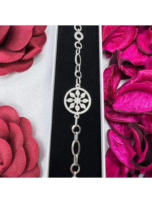 Victoria 925 Ayar Gümüş Güneş Motifli Bileklik – Şık ve Zarif Tasarım