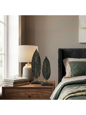 Mirsa Global Siyah Kaideli Defne Yaprak 2li Biblo