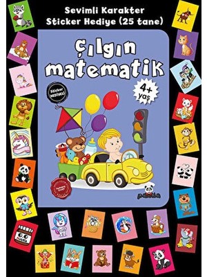 Lisinya Stickerlı 4+ Yaş Çılgın Matematik