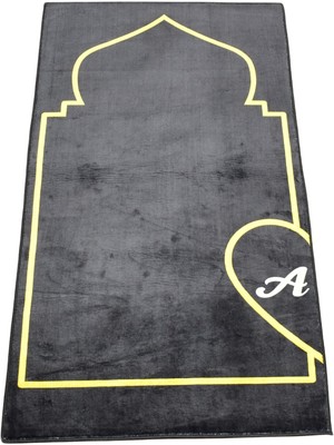 Zehra Abla Halı Vintage Lüks Dekoratif Seccade Namazlık Tasarım Digital Baskı Makine Halısı 7129