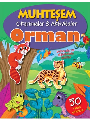 Muhteşem Çıkartmalar ve Aktiviteler - Orman