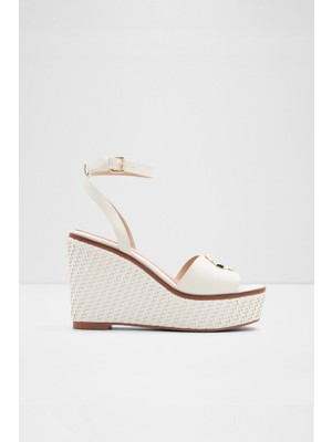 Aldo Carrabriria Sandalet Dolgu Sandalet Yüksek Topuklu Sandalet - Beyaz