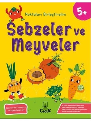 Lisinya Noktaları Birleştirelim - Sebzeler ve Meyveler +5 Yaş