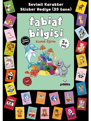 Lisinya Stickerlı 3+ Yaş Tabiat Bilgisi (Kozmik Eğitim)