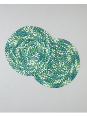 English Home Spinora Kağıt 2'li Amerikan Servis 38 cm Yeşil