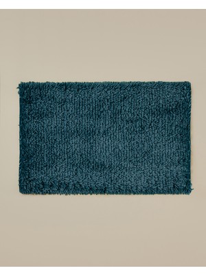 English Home Silky Shine Kaydırmaz Taban Banyo Paspası 50X80 cm Petrol