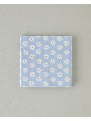 English Home Spring Daisies Kağıt 20'li Kağıt Peçete 33X33 cm Mavi