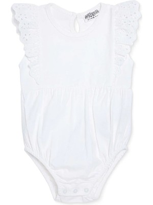 Hellobaby Kız Bebek Body Çıtçıtlı Bisiklet Yaka Atlet