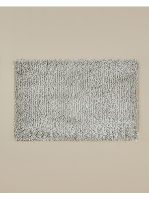English Home Silky Shine Kaydırmaz Taban Banyo Paspası 50X80 cm Gri