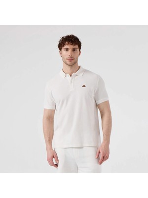 Ellesse 6SM5044-OF Polo Yaka Erkek T-Shirt - Kırık Beyaz