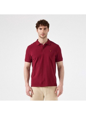 Ellesse 6SM5044-TRD Polo Yaka Erkek T-Shirt - Bordo