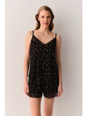 Suwen Lisa Atlet Şort Pijama Takımı