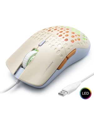G360 Mouse 3600 Dpi LED - Beyaz