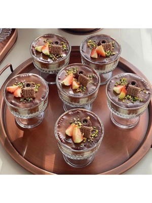 Feyza Design Çok Amaçlı Sunumluk Kase 6'lı Set, 250CC, Şık ve Kullanışlı Tasarım