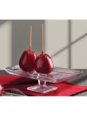 Feyza Design Şık Madlen Ayaklı Dikdörtgen Servis Tabağı, Zarif Sunum Için Ideal