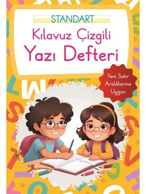 Kılavuz Çizgili Yazı Defteri Küçük Boy - Turuncu