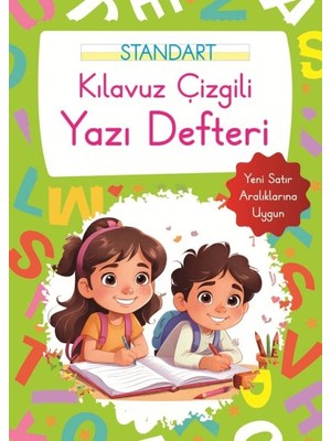 Lisinya Kılavuz Çizgili Yazı Defteri Büyük Boy - Yeşil
