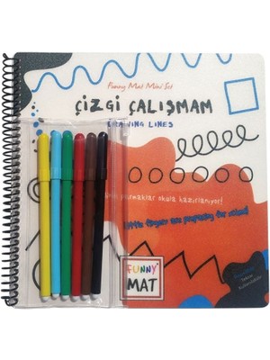 Lisinya Çizgi Çalışmam - Funny Mat Mini Set (Aktivite Seti)