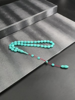 A Serisi Usta Imzalı Özel Renk Ateş Kehribar Tesbih Sistemli Püskül Ile Muazzam Çekim