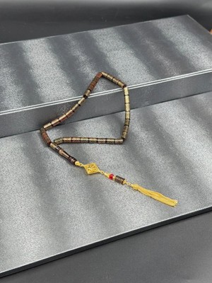 Master Series Premium 14K Altın Işlemi Ateş Kehribar Özel Ayyıldız Tasarım Altın Kaplama Püskül