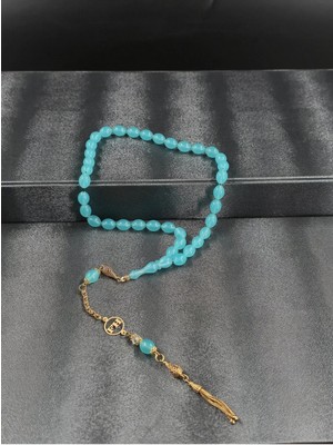 Kişiye Özel Isimli Uçak Camı Tesbih 925 Ayar Gümüş Püskül