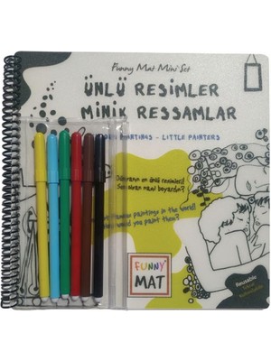 Ünlü Resimler Minik Ressamlar - Funny Mat Mini Set (Aktivite Seti)