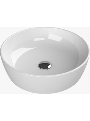 Turkuaz Seramik Cerastyle One Tezgah Üstü Çanak Lavabo Deliksiz 46CM 076100