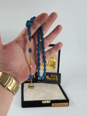 Bilek Boy Özel Master Serisi Ateş Kehribar 22 K Altın Kaplama Püskül