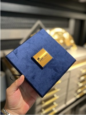 Mavi Renk Tesbih Kutusu Kişiye Özel Isimli