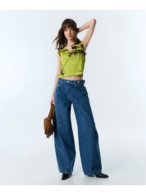 Twist Barrel Fit Jean Pantolon TS1260018079629