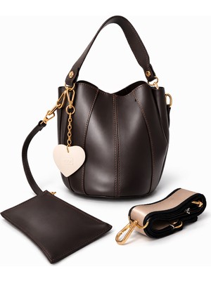 Moon Çanta Nox Omuz Çantası Kahve