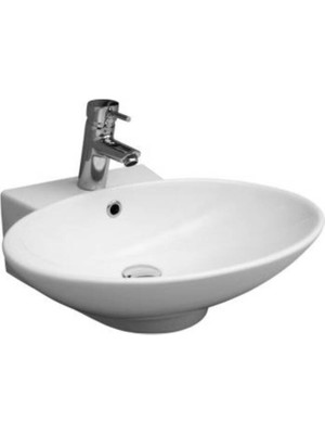 Serel - Chamonix Tezgah Üstü Lavabo 55 cm Beyaz Outlet - CH01TDS000-