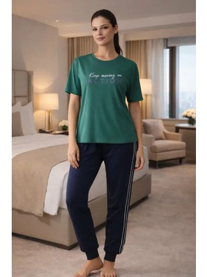 Pijapia Kısa Kol Kadın Pijama Takım 2958