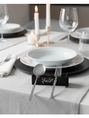 DS LLC 3D Özel Baskı 6’lı Kaşık Çatal Servis Standı Masa Üstü Düzenleyici DSLLC-2335Y6