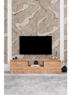 Aymobsan Vanguard 3 Kapaklı Tv Ünitesi 160 cm - Atlantik Çam