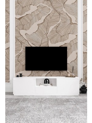 Aymobsan Vanguard 3 Kapaklı Tv Ünitesi 160 cm - Beyaz