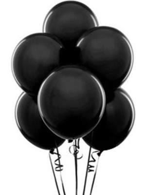 Vatan Gemar Siyah Renkli Balon 26CM - 20 Adet