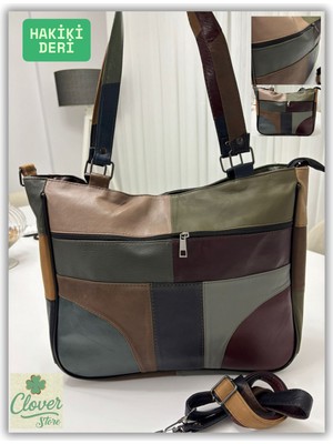 Hakiki Deri Rahat Omuz ve El Çantası