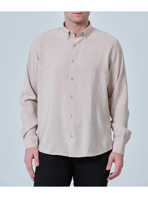 Plus Scorpion Erkek Modal Kumaş Rahat Kalıp Gömlek – Tiril Tiril Hafif ve Konforlu Tasarım