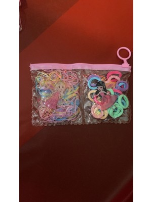 No Name Çocuk Lastik Toka ve Havlu Toka Seti – Renkli Saç Tokası