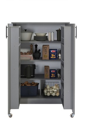 Setay Kiler, Blesk 2 Kapaklı Küçük Erzak Kiler Mutfak Dolabı