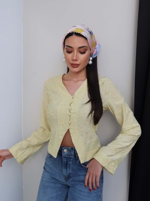 Esra Helvacı Fisto Desenli Bluz