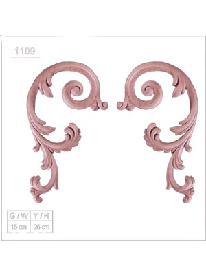 Uludağ Oymalı Aplik cm AP1109