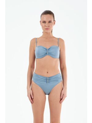 Louren B21190 Straplez Boş Kap Boncuklu Takım