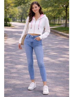 Alexandergardı Kapüşonlu Crop Hırka