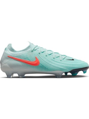 Nike Phantom Gx Iı Elite Fg-Pro Mens Football Shoes Profesyonel Erkek Krampon Yeşil-Turuncu