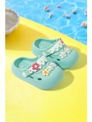 Melek Tuna Çocuk Kaydırmaz Sandalet Terlik, Çocuk Cross Terlik, Bebek Terlik, Çocuk Havuz Terliği