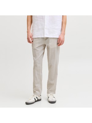 Jack & Jones Erkek Keten Karisimli Chino Pantolon - Ace
