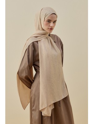 Merwish Iconic Kadın Şal 2605 Bej